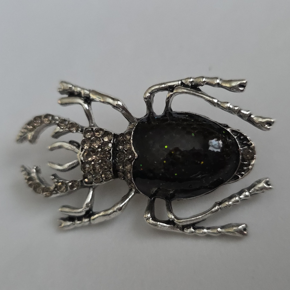 Beetle Bug Brooch  Just Amazing Must have not for the Girly Girl